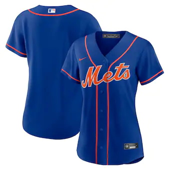 womens nike royal new york mets alternate replica team jers